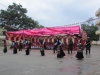 Senior Boys and Girls perforing on Tibetan Dance