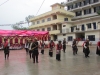 Senior Boys and Girls performing a Tibetan Dance